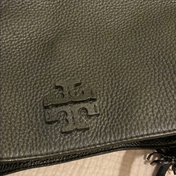 Tory Burch Black Leather Tote Bag. - Picture 8 of 8